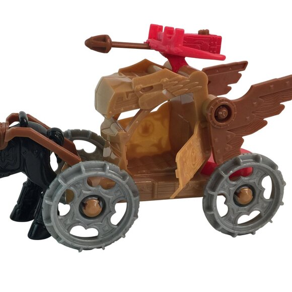 Fisher Price Imaginext Eagle Talon Castle Royal Coach w/Horse Knight & Arrows Te - Picture 7 of 12